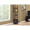 Monarch Specialties Bookshelf, Bookcase, Etagere, Corner, Ladder, 69"H, Office, Bedroom, Laminate, Brown, Contemporary I 2765 - alternate 2